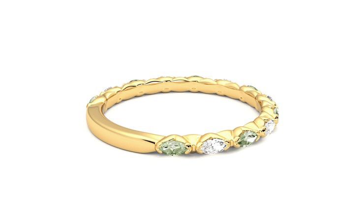 Taylor & Hart Laurel Wedding Ring 360 degree image 12