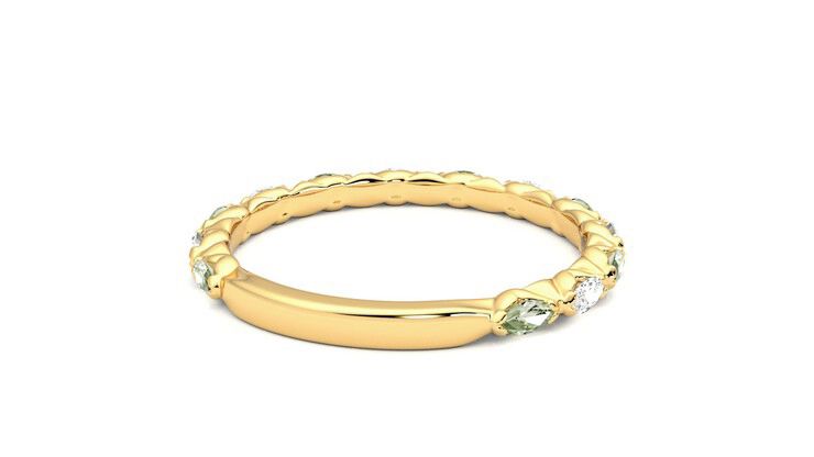Taylor & Hart Laurel Wedding Ring 360 degree image 14