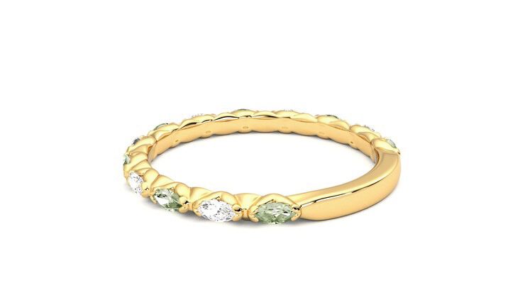 Taylor & Hart Laurel Wedding Ring 360 degree image 18