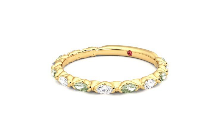 Taylor & Hart Laurel Wedding Ring 360 degree image 25
