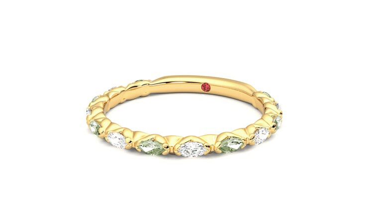 Taylor & Hart Laurel Wedding Ring 360 degree image 26