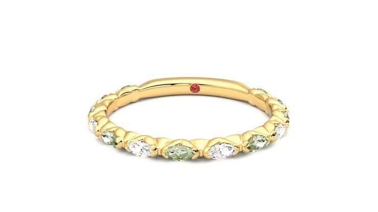 Taylor & Hart Laurel Wedding Ring 360 degree image 28