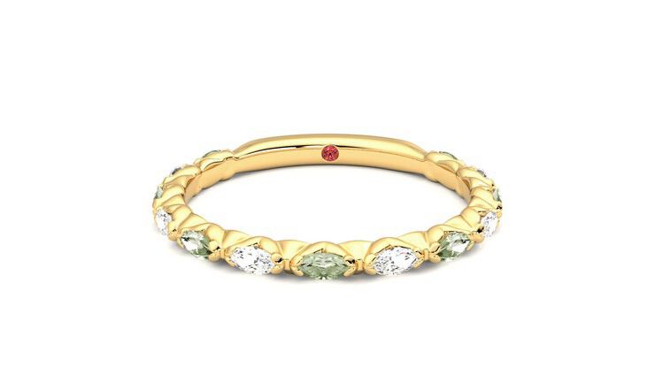 Taylor & Hart Laurel Wedding Ring 360 degree image 29