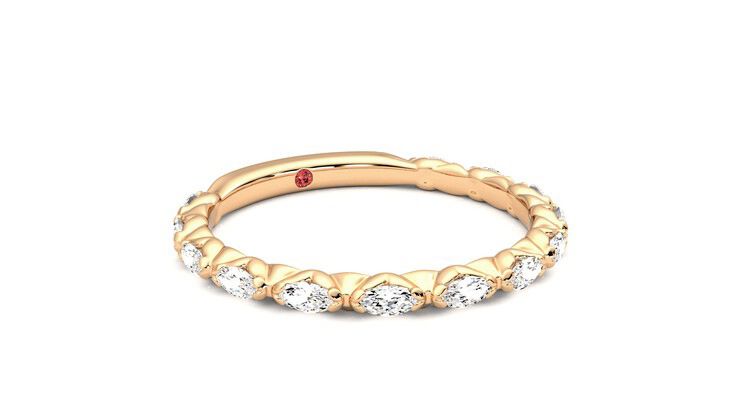 Taylor & Hart Laurel Wedding Ring 360 degree image 5