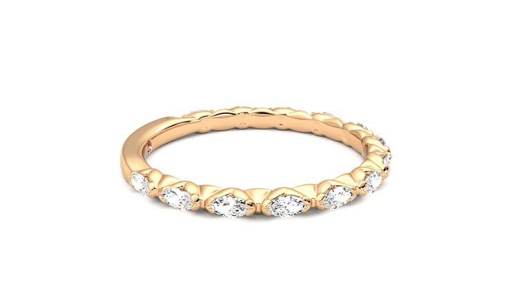 Taylor & Hart Laurel Wedding Ring 360 degree image 9