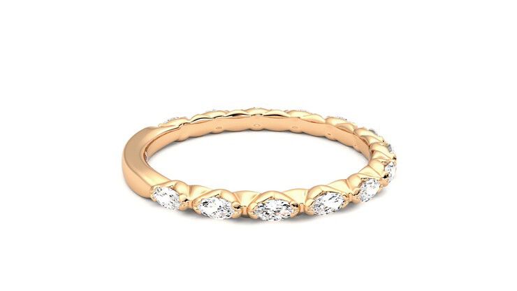 Taylor & Hart Laurel Wedding Ring 360 degree image 10
