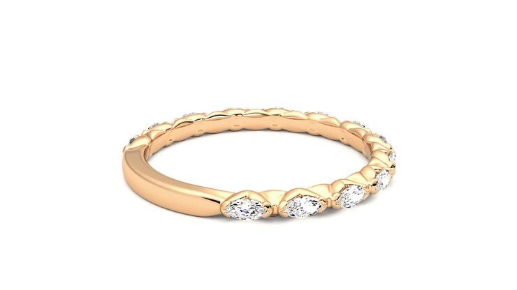 Taylor & Hart Laurel Wedding Ring 360 degree image 12