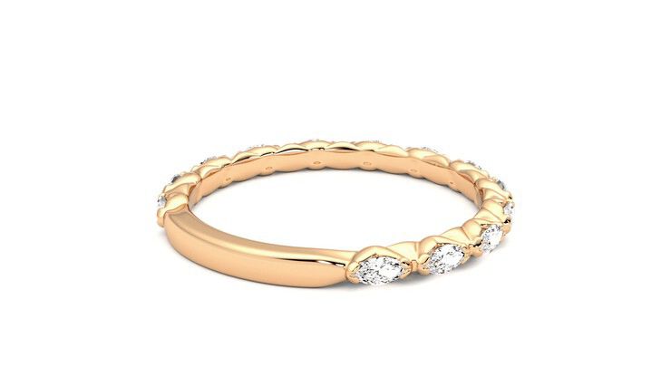 Taylor & Hart Laurel Wedding Ring 360 degree image 13