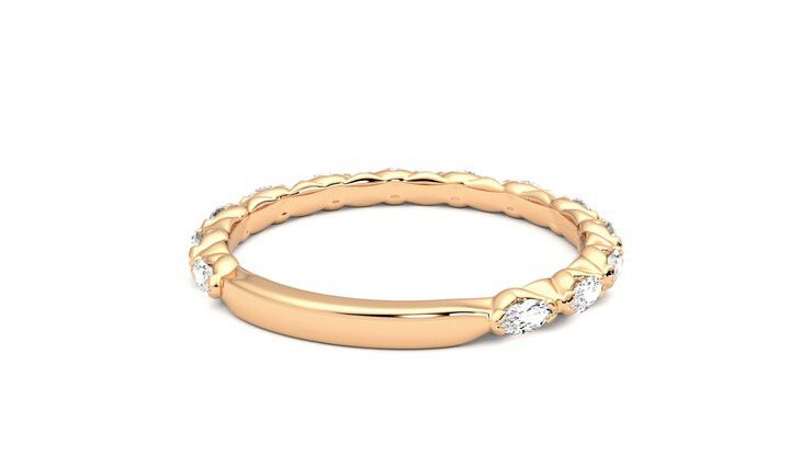 Taylor & Hart Laurel Wedding Ring 360 degree image 14