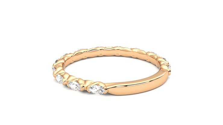 Taylor & Hart Laurel Wedding Ring 360 degree image 17