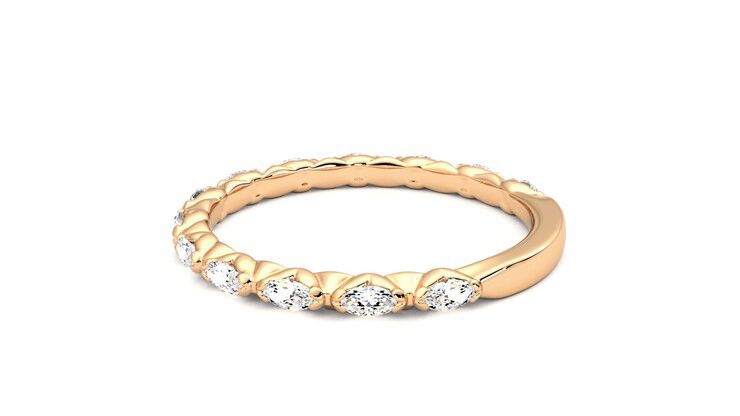 Taylor & Hart Laurel Wedding Ring 360 degree image 19