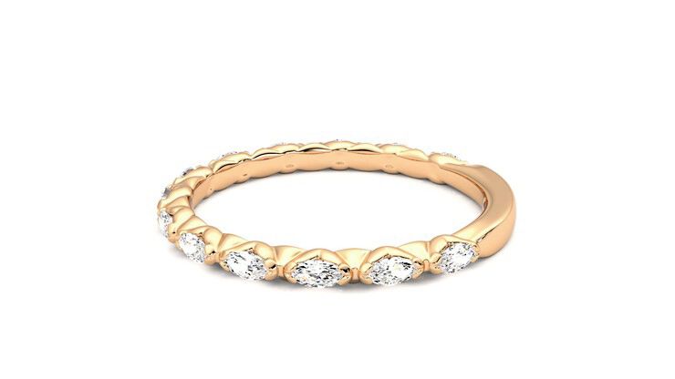 Taylor & Hart Laurel Wedding Ring 360 degree image 20