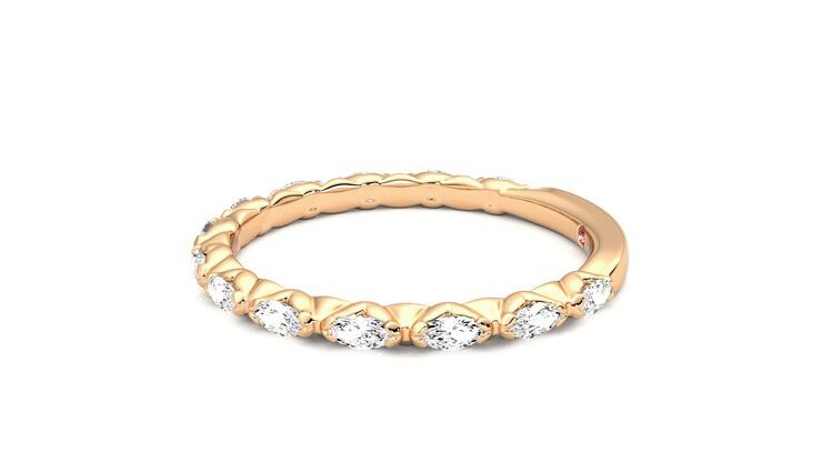Taylor & Hart Laurel Wedding Ring 360 degree image 21