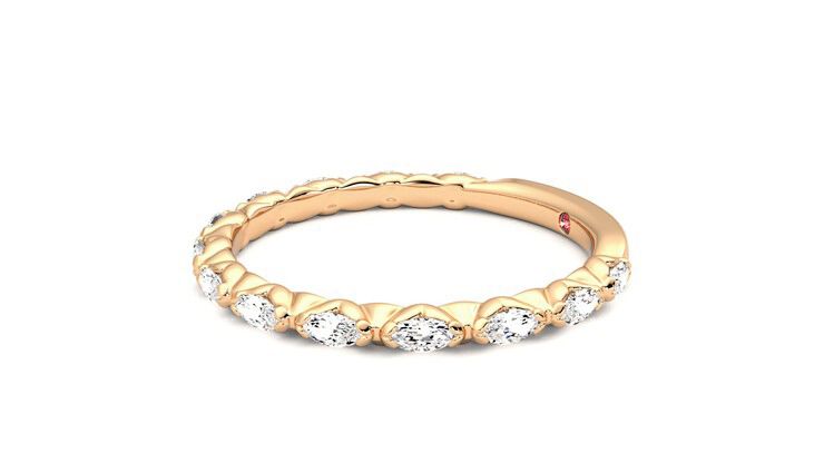 Taylor & Hart Laurel Wedding Ring 360 degree image 22
