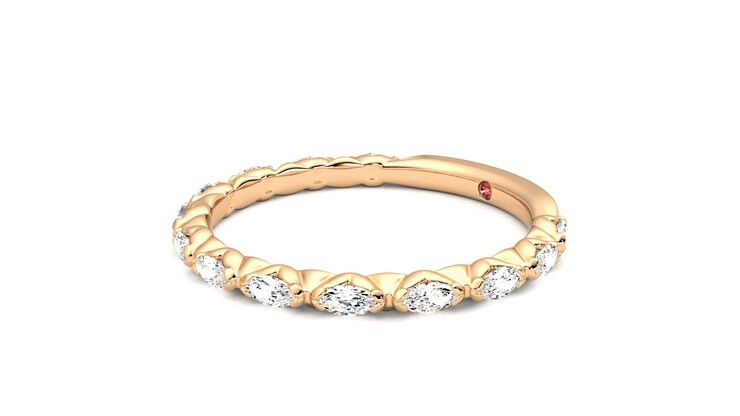 Taylor & Hart Laurel Wedding Ring 360 degree image 23