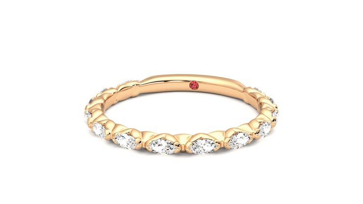 Taylor & Hart Laurel Wedding Ring 360 degree image 27