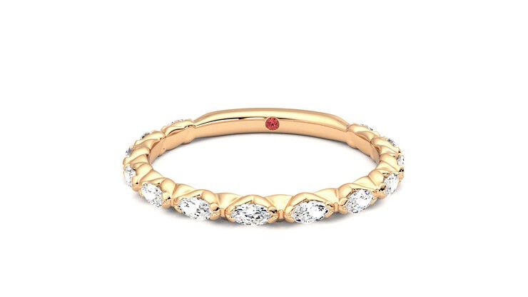Taylor & Hart Laurel Wedding Ring 360 degree image 28