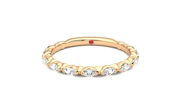 Taylor & Hart Laurel Wedding Ring 360 degree image 29