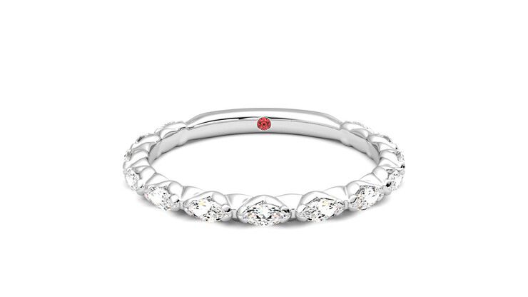 Taylor & Hart Laurel Wedding Ring 360 degree image 0