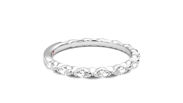 Taylor & Hart Laurel Wedding Ring 360 degree image 9