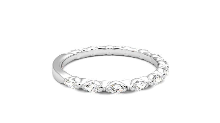 Taylor & Hart Laurel Wedding Ring 360 degree image 10