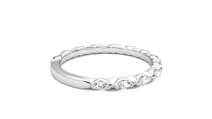 Taylor & Hart Laurel Wedding Ring 360 degree image 12