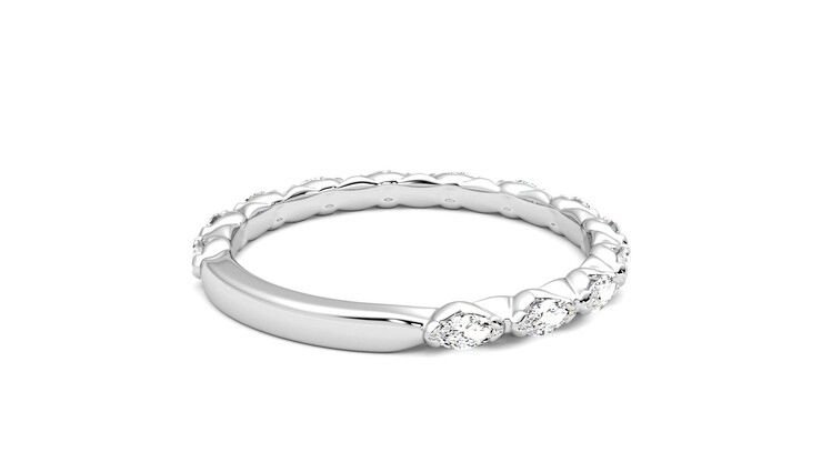 Taylor & Hart Laurel Wedding Ring 360 degree image 13