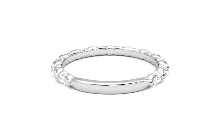 Taylor & Hart Laurel Wedding Ring 360 degree image 15