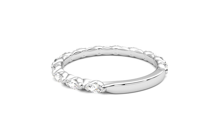 Taylor & Hart Laurel Wedding Ring 360 degree image 17