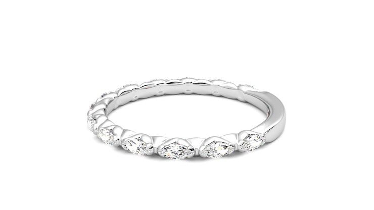 Taylor & Hart Laurel Wedding Ring 360 degree image 20