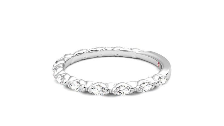 Taylor & Hart Laurel Wedding Ring 360 degree image 21