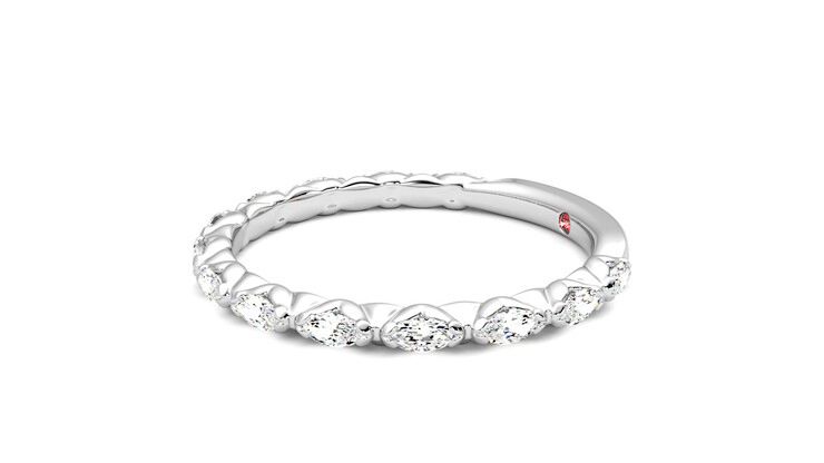 Taylor & Hart Laurel Wedding Ring 360 degree image 22