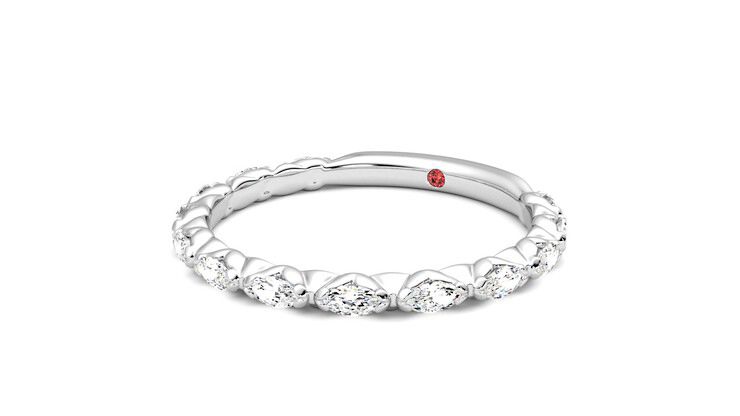 Taylor & Hart Laurel Wedding Ring 360 degree image 25
