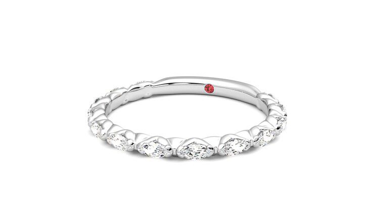 Taylor & Hart Laurel Wedding Ring 360 degree image 26