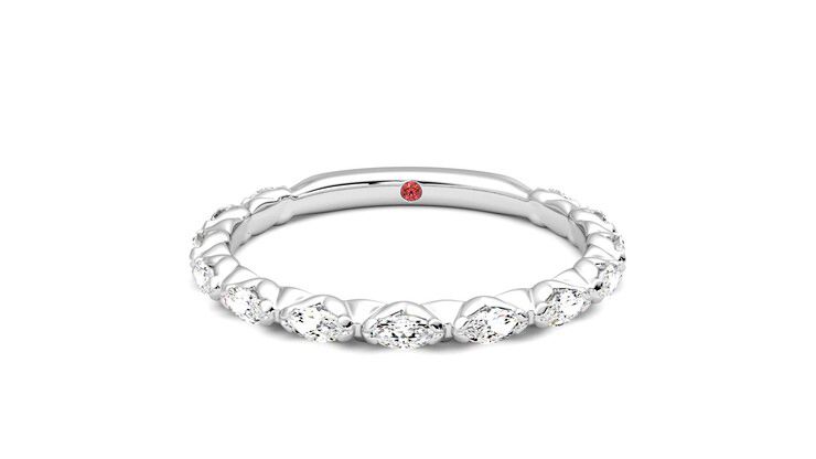 Taylor & Hart Laurel Wedding Ring 360 degree image 29