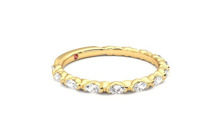 Taylor & Hart Laurel Wedding Ring 360 degree image 7