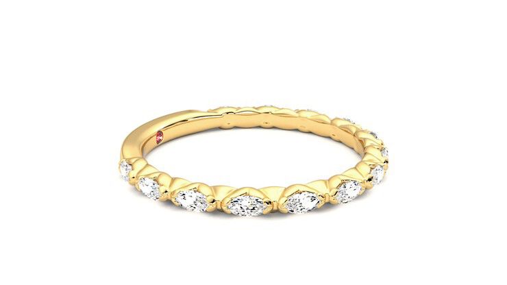 Taylor & Hart Laurel Wedding Ring 360 degree image 8