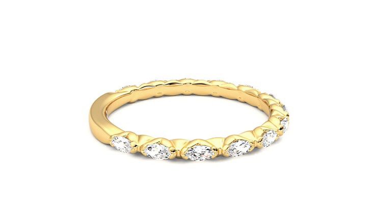 Taylor & Hart Laurel Wedding Ring 360 degree image 10