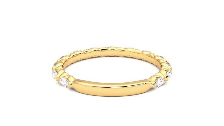 Taylor & Hart Laurel Wedding Ring 360 degree image 15
