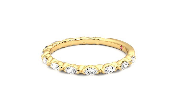 Taylor & Hart Laurel Wedding Ring 360 degree image 22