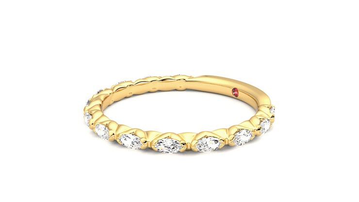 Taylor & Hart Laurel Wedding Ring 360 degree image 23
