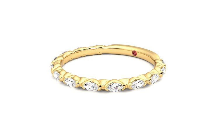 Taylor & Hart Laurel Wedding Ring 360 degree image 24