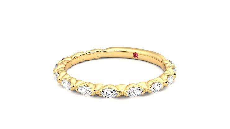 Taylor & Hart Laurel Wedding Ring 360 degree image 25