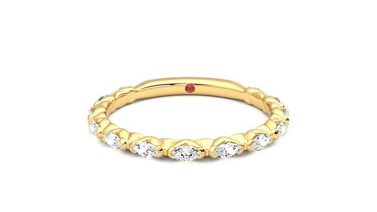 Taylor & Hart Laurel Wedding Ring 360 degree image 29