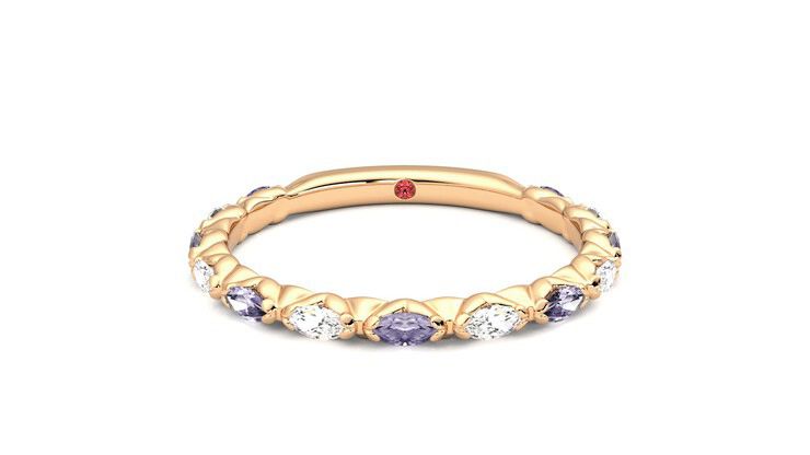 Taylor & Hart Laurel Wedding Ring 360 degree image 0