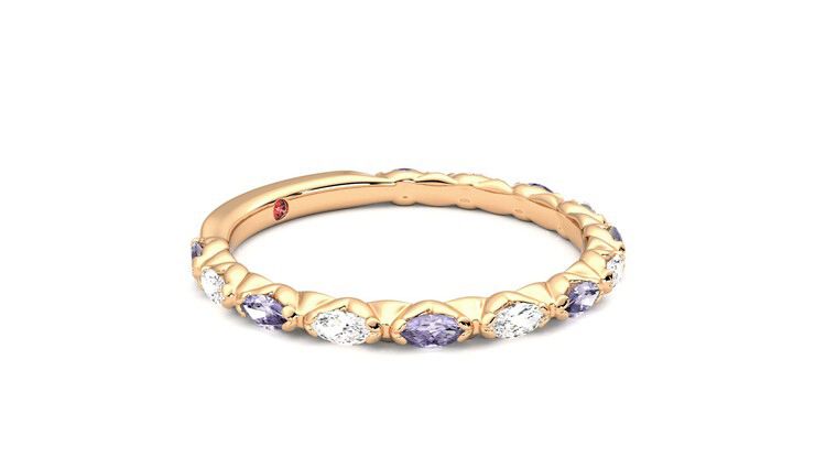 Taylor & Hart Laurel Wedding Ring 360 degree image 7