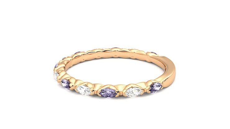 Taylor & Hart Laurel Wedding Ring 360 degree image 20