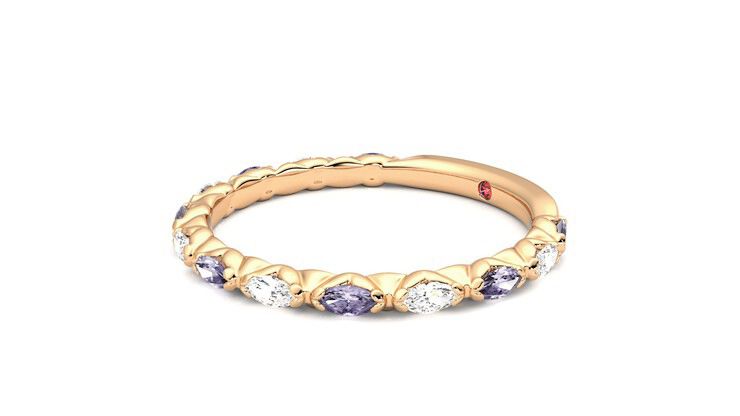 Taylor & Hart Laurel Wedding Ring 360 degree image 23