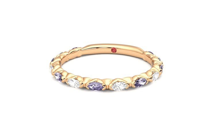 Taylor & Hart Laurel Wedding Ring 360 degree image 27