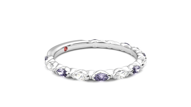Taylor & Hart Laurel Wedding Ring 360 degree image 7